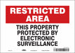 Safety Sign 7 in x 10 in Vinyl