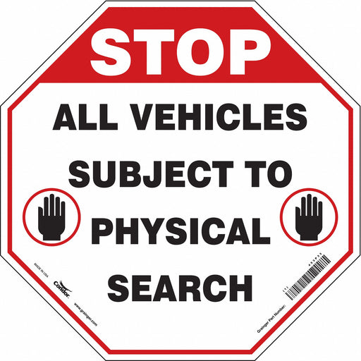 Safety Sign 24 inx24 in Polyethylene