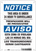 Safety Sign 10 in x 7 in Aluminum