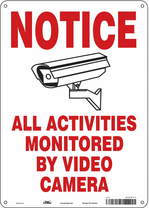Safety Sign 14 in x 10 in Polyethylene