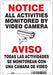 Safety Sign 10 in x 7 in Polyethylene
