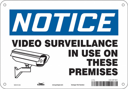 Safety Sign 7 in x 10 in Polyethylene
