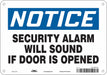 Safety Sign 7 in x 10 in Polyethylene