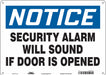 Safety Sign 10 in x 14 in Polyethylene