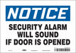 Safety Sign 7 in x 10 in Vinyl