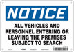 Safety Sign 7 in x 10 in Aluminum