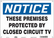 Safety Sign 10 in x 14 in Polyethylene