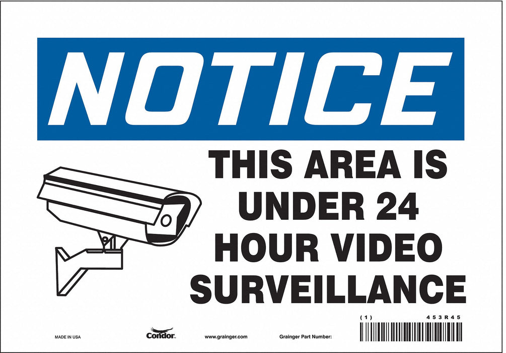 Safety Sign 7 in x 10 in Vinyl