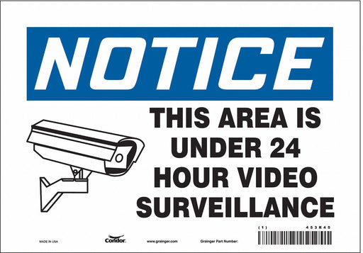 Safety Sign 7 in x 10 in Vinyl
