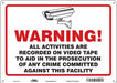 Safety Sign 10 in x 14 in Aluminum