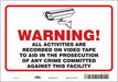 Safety Sign 7 in x 10 in Vinyl