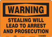 Safety Sign 10 in x 14 in Aluminum