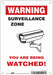 Safety Sign 10 in x 7 in Polyethylene