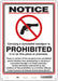 Safety Sign 14 in x 10 in Polyethylene