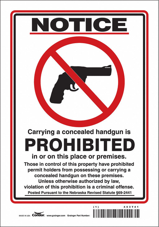 Safety Sign 10 in x 7 in Vinyl