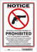 Safety Sign 10 in x 7 in Vinyl