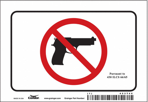 Safety Sign 4 in x 6 in Vinyl