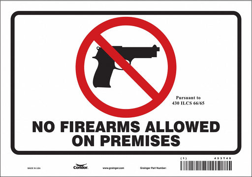 Safety Sign 7 in x 10 in Vinyl