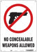 Safety Sign 14 in x 10 in Polyethylene