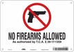 Safety Sign 7 in x 10 in Aluminum