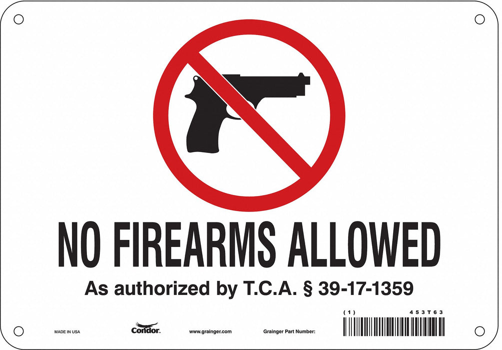 Safety Sign 7 in x 10 in Polyethylene