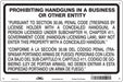 Safety Sign 24 in x 36 in Aluminum