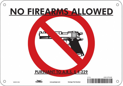 Safety Sign 7 in x 10 in Polyethylene