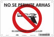 Safety Sign 7 in x 10 in Aluminum