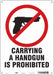 Safety Sign 14 in x 10 in Polyethylene