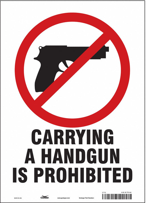 Safety Sign 14 in x 10 in Vinyl