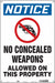 Safety Sign 18 in x 12 in Aluminum