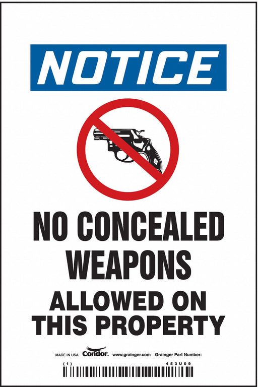 Safety Sign 6 in x 4 in Vinyl