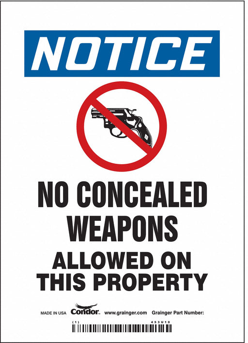 Safety Sign 7 in x 5 in Vinyl