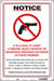 Safety Sign 18 in x 12 in Polyethylene