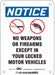 Safety Sign 7 in x 5 in Aluminum