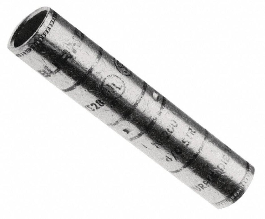 Open Barrel Splice White Copper 35 kV