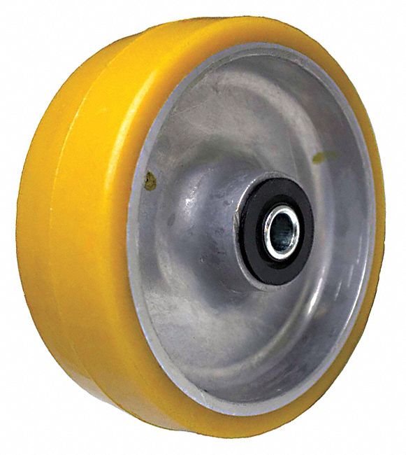 Caster Wheel 5 dia 1 100 lb Yellow