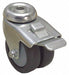 Bolt-Hole Caster 3 dia Swivel Rubber