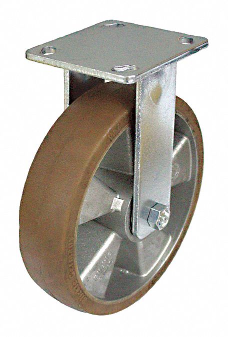 Plate Caster Rigid Polyurethane 9 7/16 H