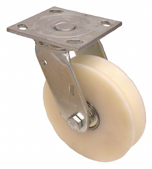 Plate Caster Swivel Metal 7 7/16 H