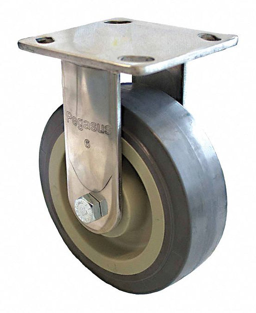 Plate Caster Rigid Polyurethane 5 5/8 H