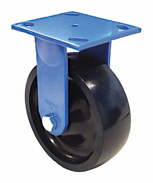 Plate Caster Rigid Polyurethane 7 1/2 H