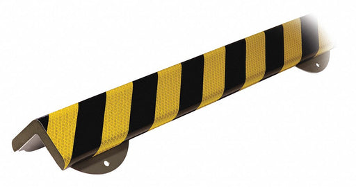 Corner Guard Flat Reflective Bk/Yl