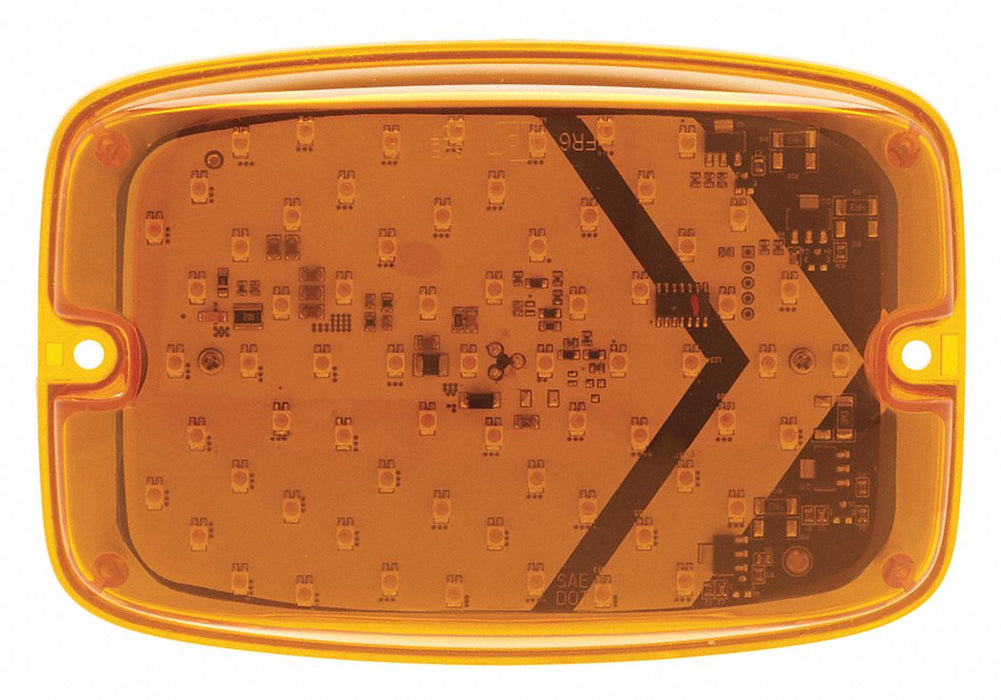 Warning Light LED Amber PC 1.0A 12VDC