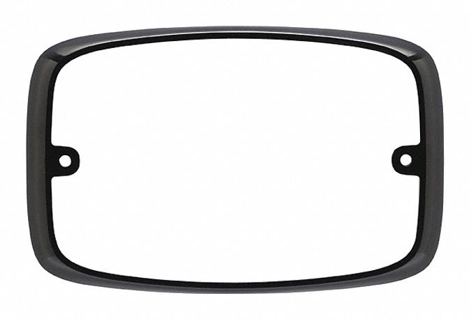 Bezel Black 6-7/64 Lx5-5/16 Hx1-13/64 W