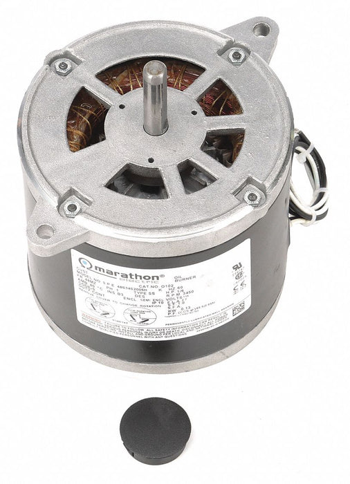 Oil Burner Motor 1/6 HP 3450 rpm 115V