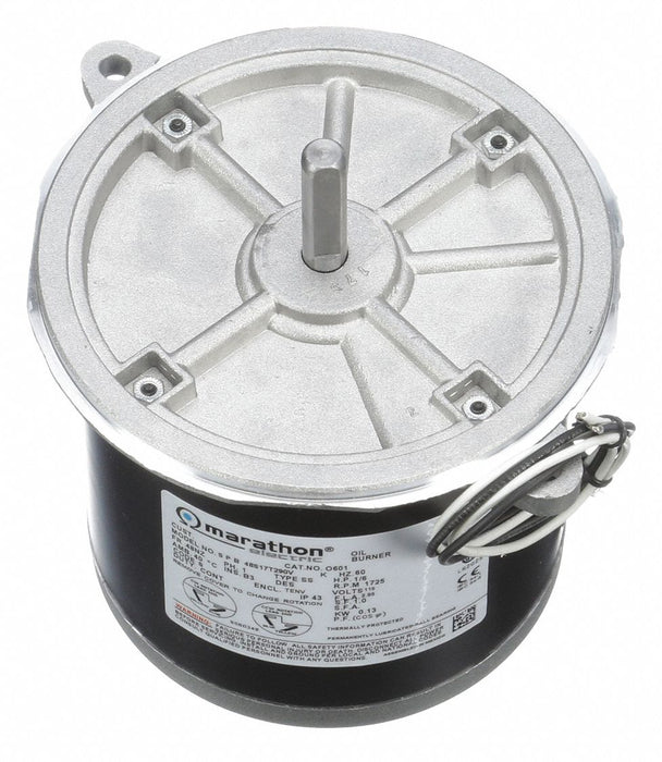 Oil Burner Motor 1/6 HP 1725 rpm 115V