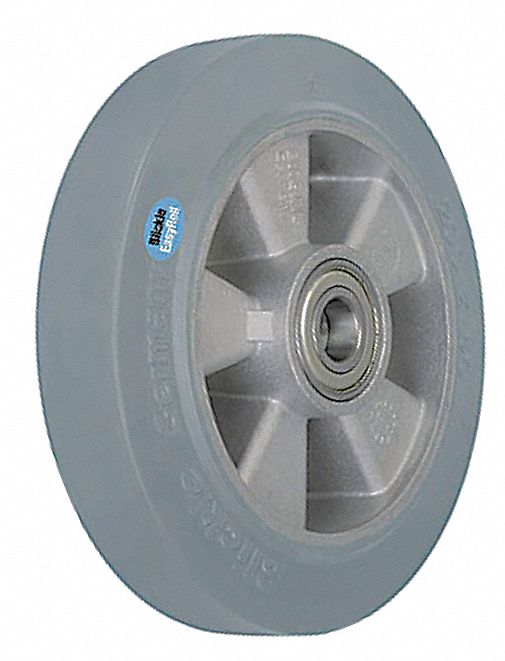 Caster Wheel 7 7/8 dia 1 100 lb Gray