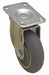 Plate Caster Swivel Rubber 5 1/8 H