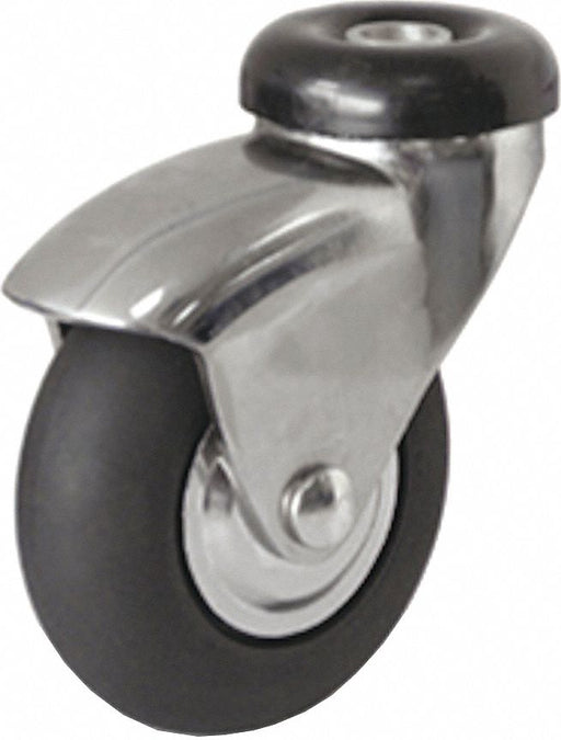 Bolt-Hole Caster 3 dia Swivel Rubber